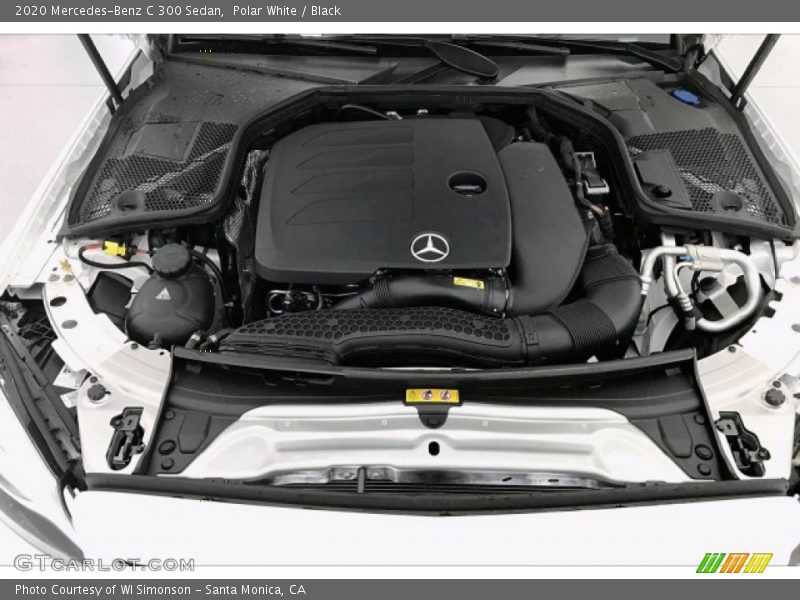 Polar White / Black 2020 Mercedes-Benz C 300 Sedan
