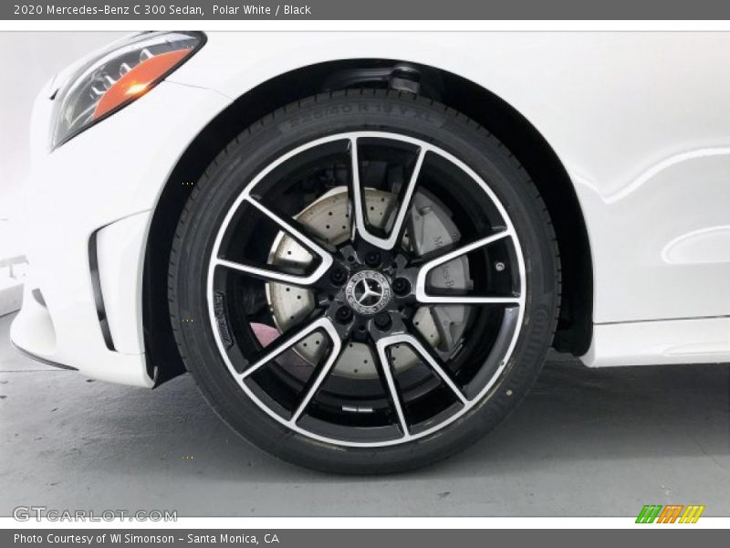 Polar White / Black 2020 Mercedes-Benz C 300 Sedan