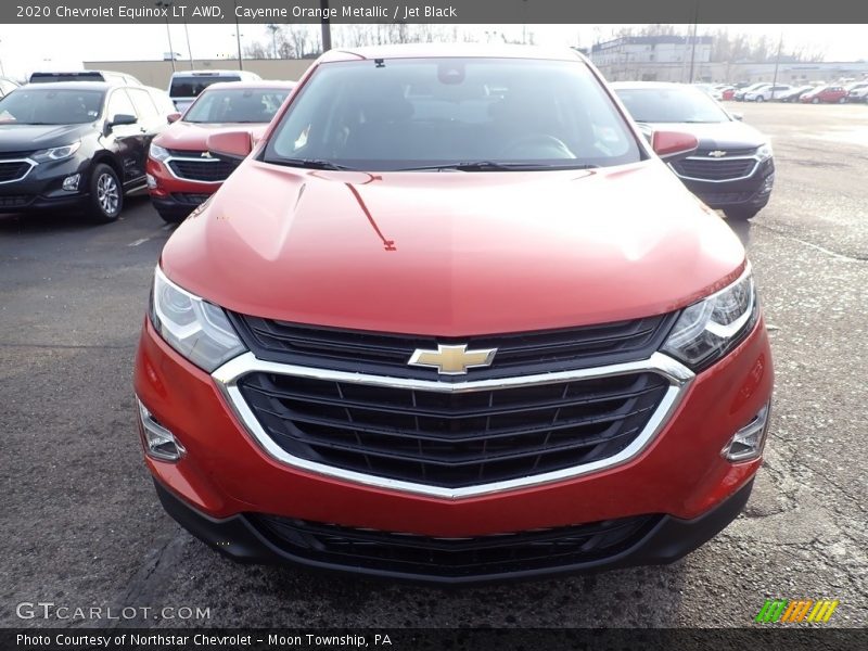 Cayenne Orange Metallic / Jet Black 2020 Chevrolet Equinox LT AWD