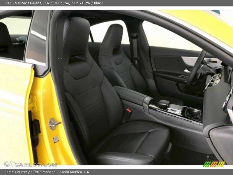 Sun Yellow / Black 2020 Mercedes-Benz CLA 250 Coupe