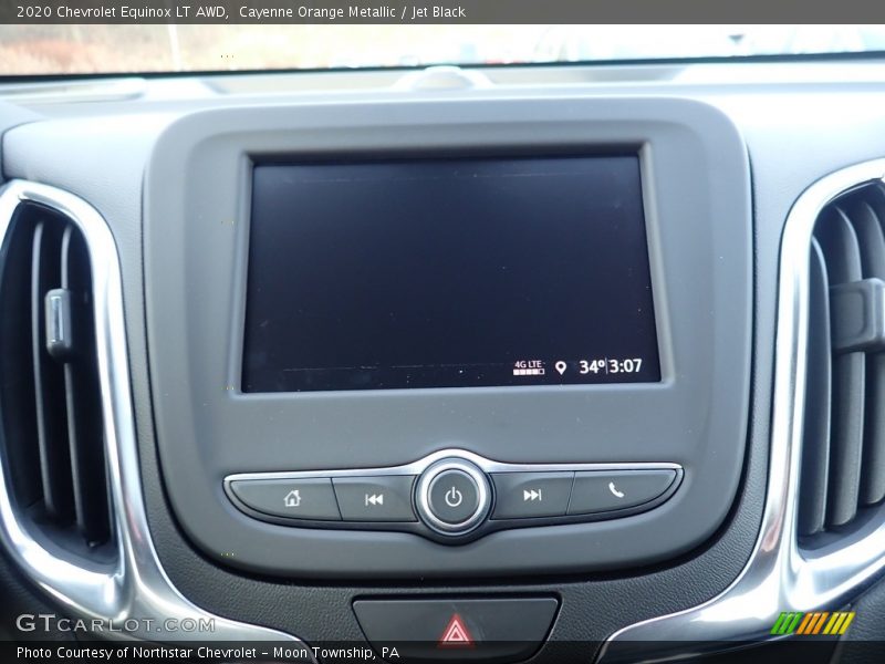 Cayenne Orange Metallic / Jet Black 2020 Chevrolet Equinox LT AWD