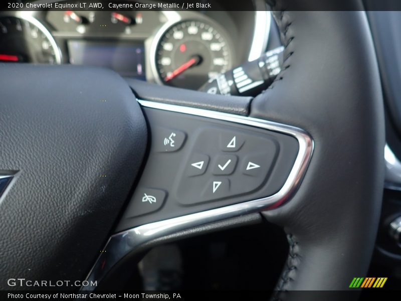 Cayenne Orange Metallic / Jet Black 2020 Chevrolet Equinox LT AWD