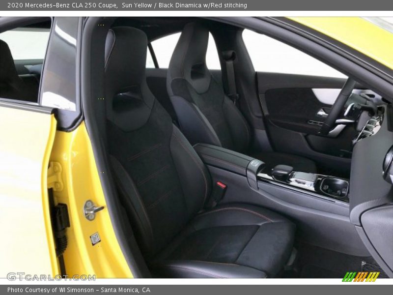 Sun Yellow / Black Dinamica w/Red stitching 2020 Mercedes-Benz CLA 250 Coupe