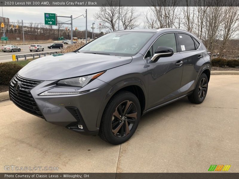 Nebula Gray Pearl / Black 2020 Lexus NX 300 AWD