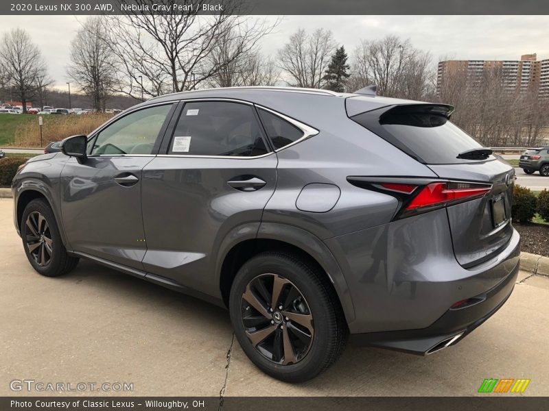 Nebula Gray Pearl / Black 2020 Lexus NX 300 AWD