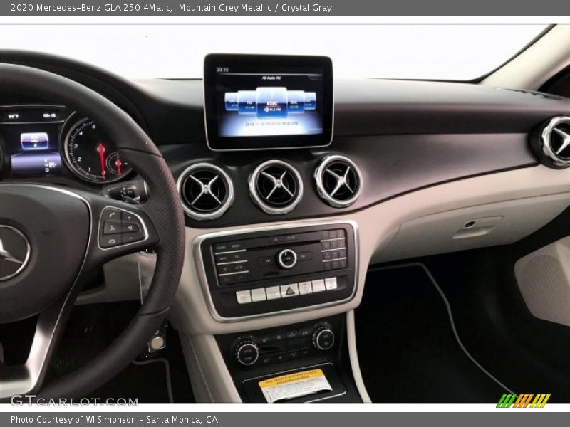 Controls of 2020 GLA 250 4Matic