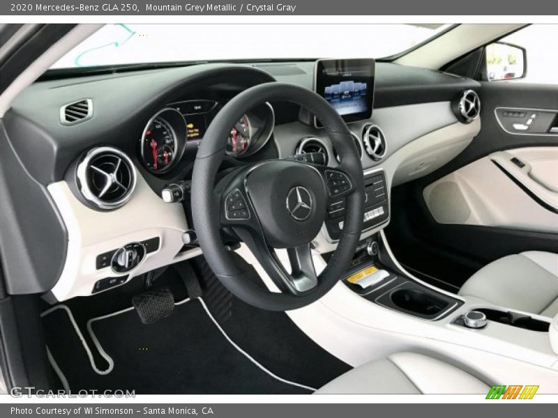 Dashboard of 2020 GLA 250