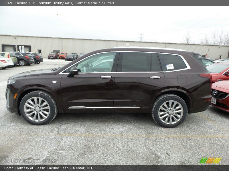 Garnet Metallic / Cirrus 2020 Cadillac XT6 Premium Luxury AWD