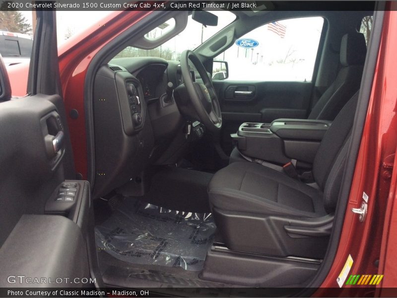 Cajun Red Tintcoat / Jet Black 2020 Chevrolet Silverado 1500 Custom Crew Cab 4x4