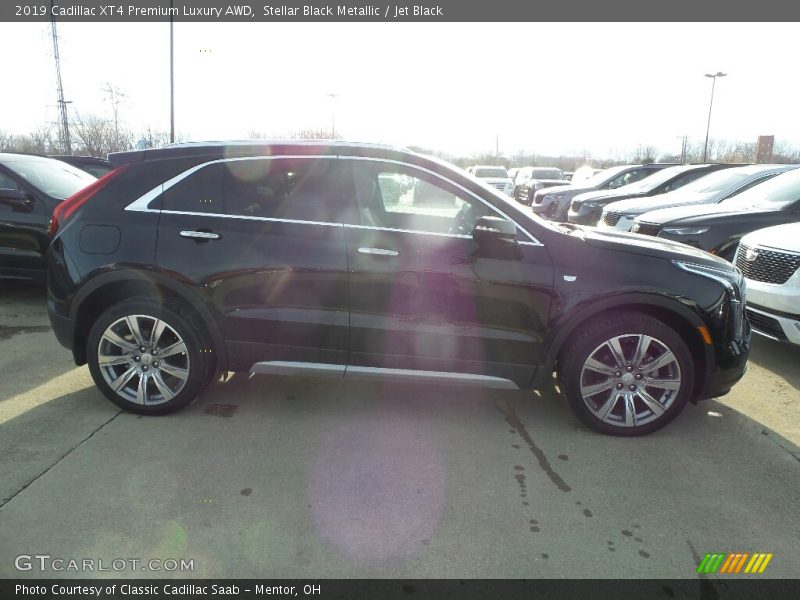 Stellar Black Metallic / Jet Black 2019 Cadillac XT4 Premium Luxury AWD