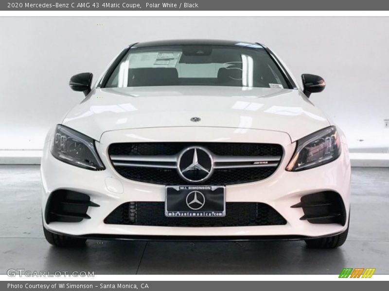 Polar White / Black 2020 Mercedes-Benz C AMG 43 4Matic Coupe
