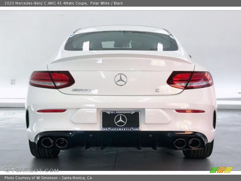 Polar White / Black 2020 Mercedes-Benz C AMG 43 4Matic Coupe