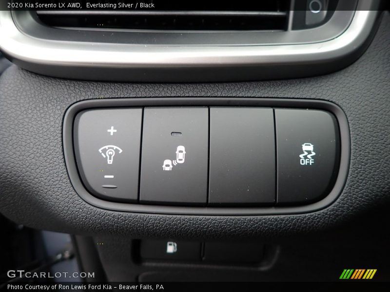 Controls of 2020 Sorento LX AWD