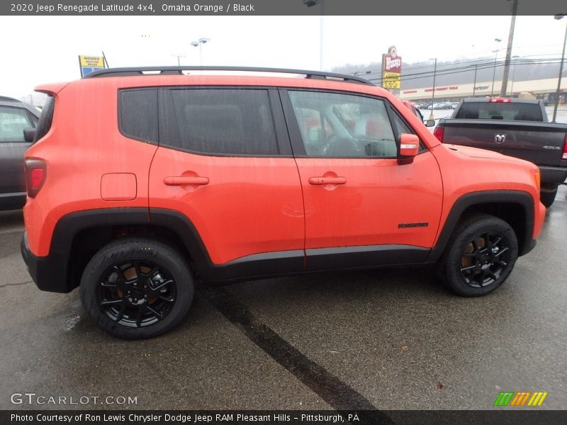 Omaha Orange / Black 2020 Jeep Renegade Latitude 4x4
