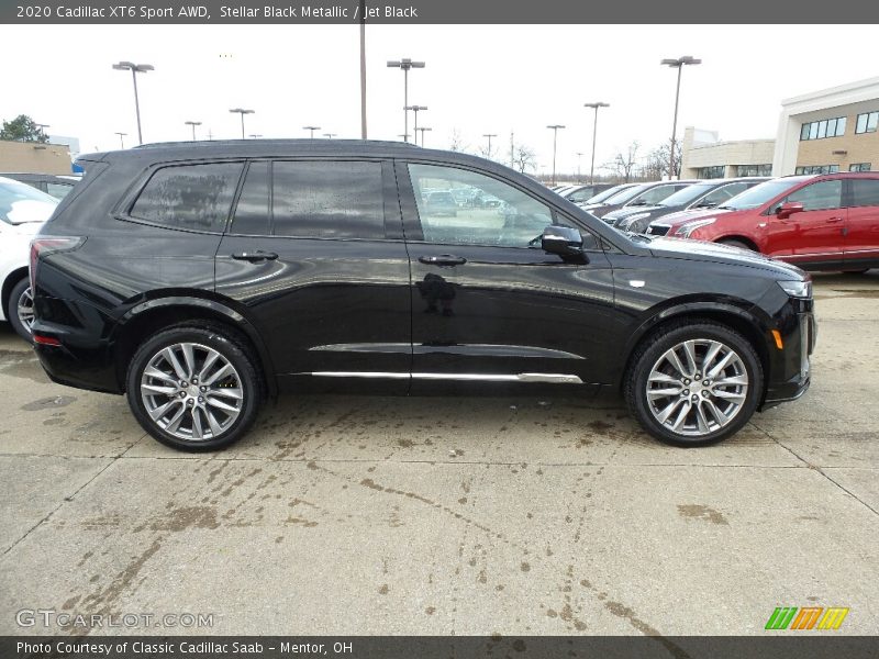 Stellar Black Metallic / Jet Black 2020 Cadillac XT6 Sport AWD