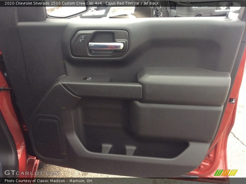 Cajun Red Tintcoat / Jet Black 2020 Chevrolet Silverado 1500 Custom Crew Cab 4x4