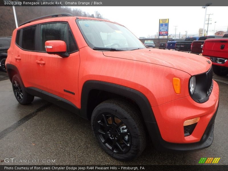 Omaha Orange / Black 2020 Jeep Renegade Latitude 4x4