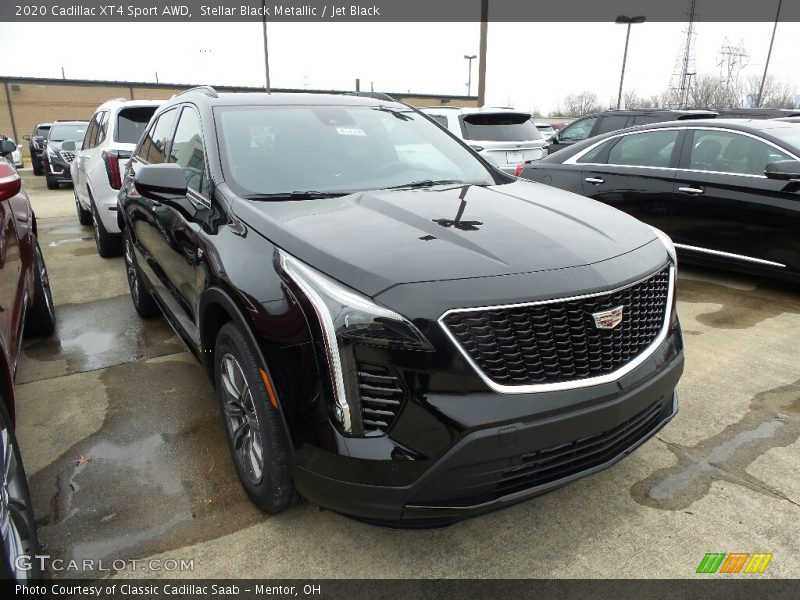 Stellar Black Metallic / Jet Black 2020 Cadillac XT4 Sport AWD