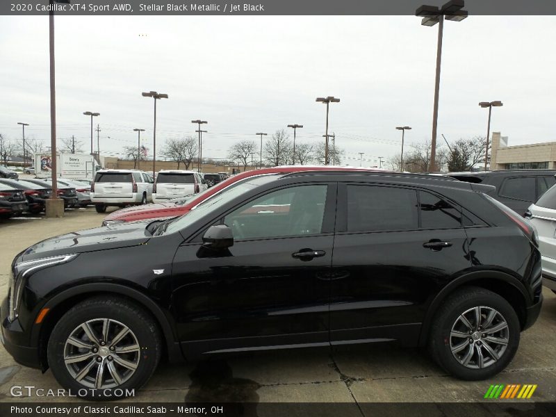Stellar Black Metallic / Jet Black 2020 Cadillac XT4 Sport AWD
