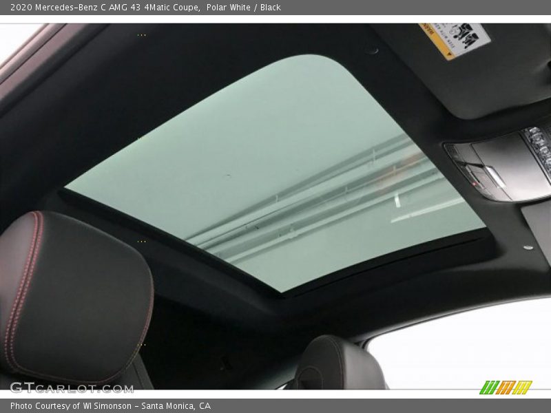 Sunroof of 2020 C AMG 43 4Matic Coupe