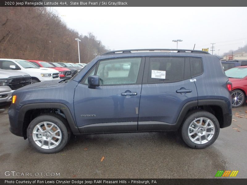 Slate Blue Pearl / Ski Gray/Black 2020 Jeep Renegade Latitude 4x4