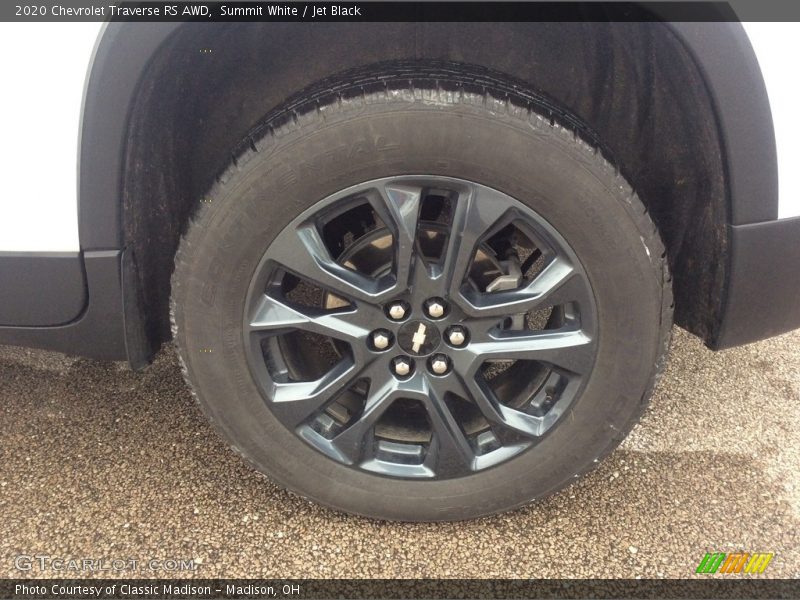 Summit White / Jet Black 2020 Chevrolet Traverse RS AWD