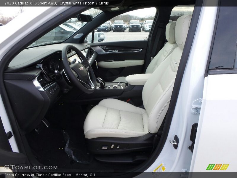  2020 XT6 Sport AWD Cirrus Interior