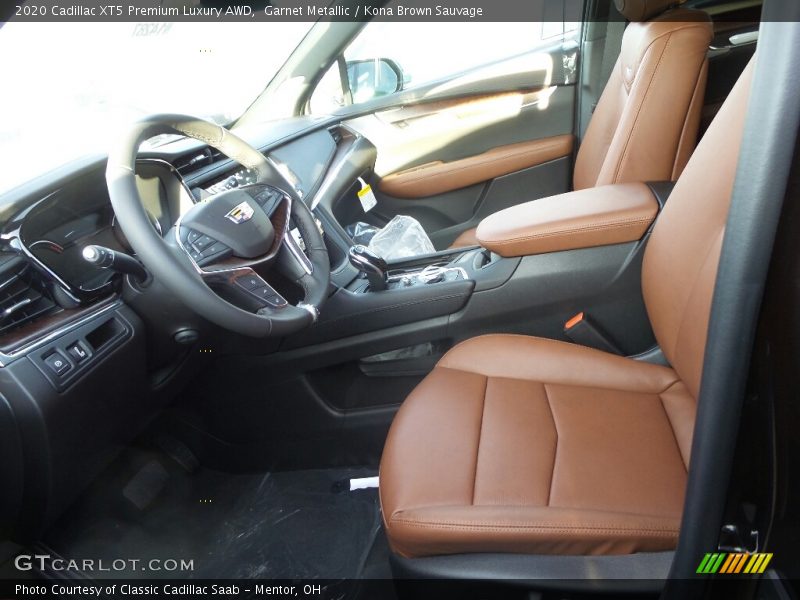 Garnet Metallic / Kona Brown Sauvage 2020 Cadillac XT5 Premium Luxury AWD