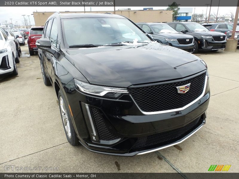 Stellar Black Metallic / Jet Black 2020 Cadillac XT6 Sport AWD