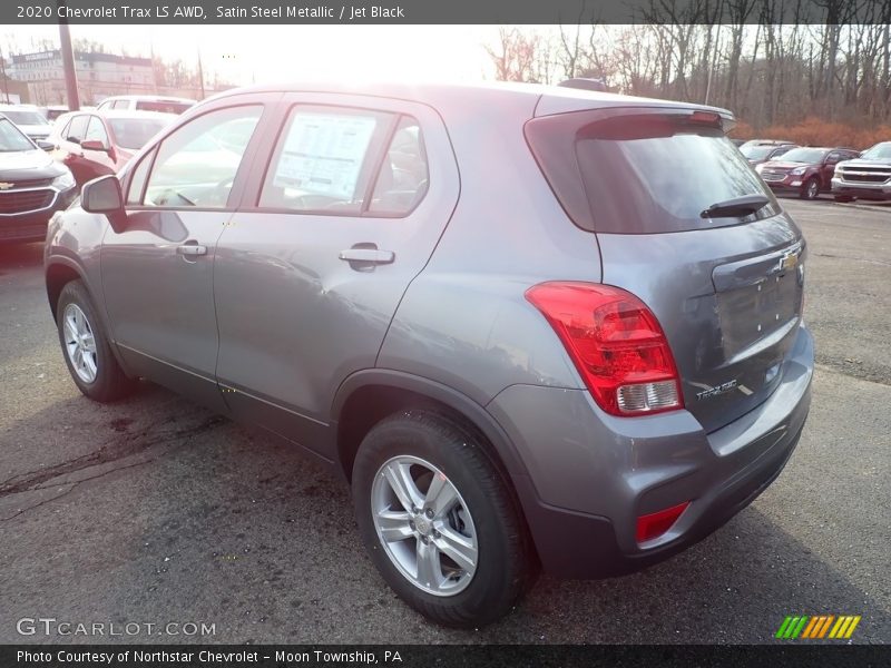 Satin Steel Metallic / Jet Black 2020 Chevrolet Trax LS AWD