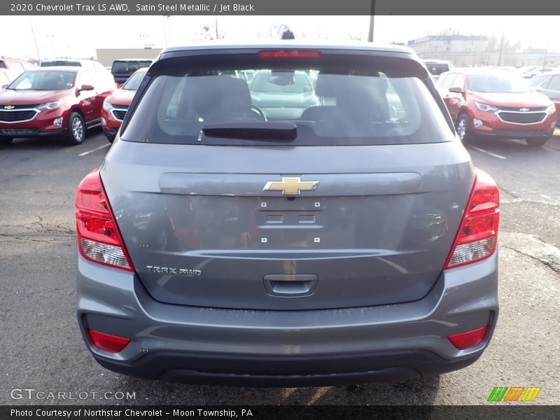 Satin Steel Metallic / Jet Black 2020 Chevrolet Trax LS AWD