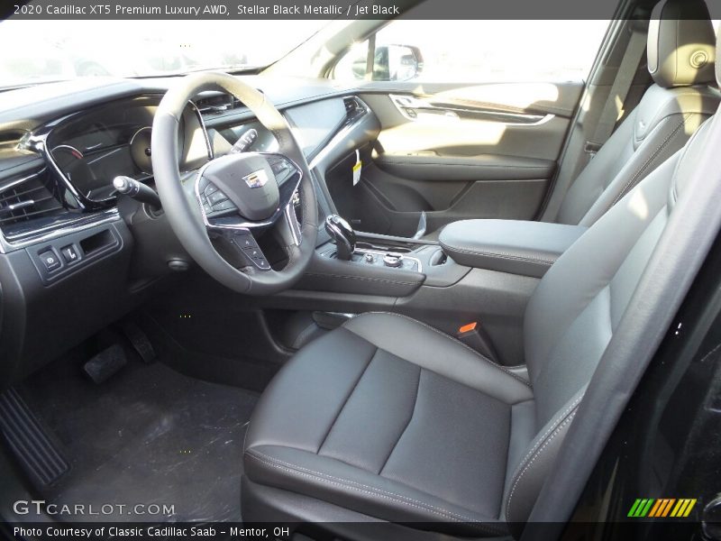 Stellar Black Metallic / Jet Black 2020 Cadillac XT5 Premium Luxury AWD