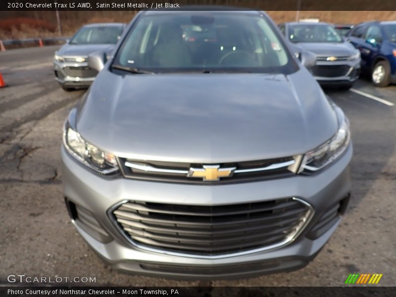Satin Steel Metallic / Jet Black 2020 Chevrolet Trax LS AWD