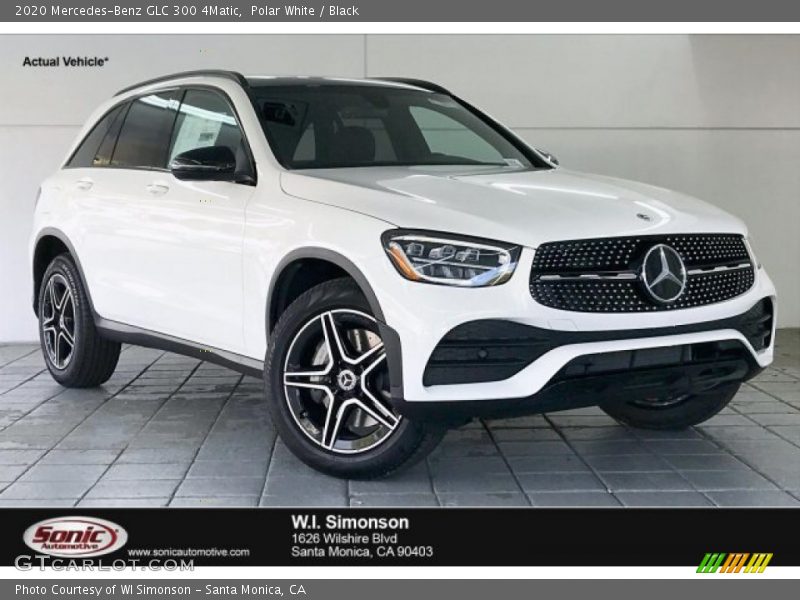 Polar White / Black 2020 Mercedes-Benz GLC 300 4Matic