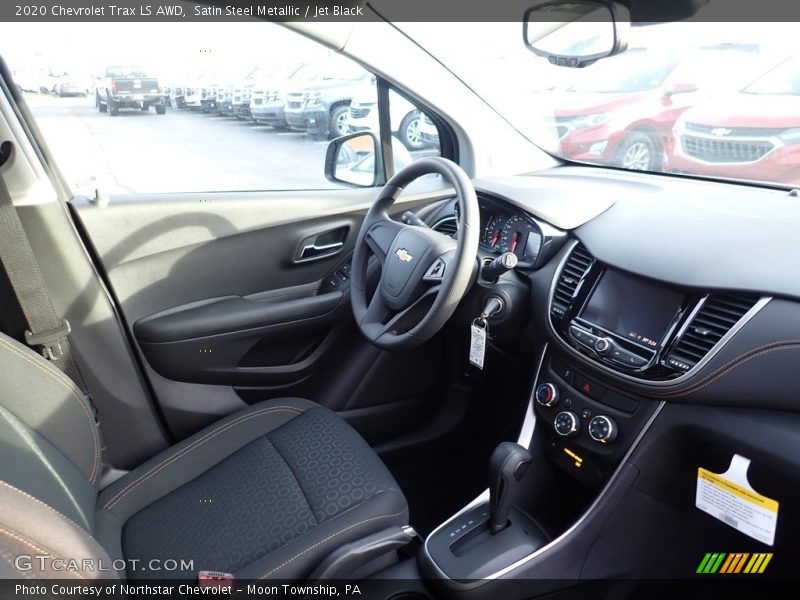 Satin Steel Metallic / Jet Black 2020 Chevrolet Trax LS AWD