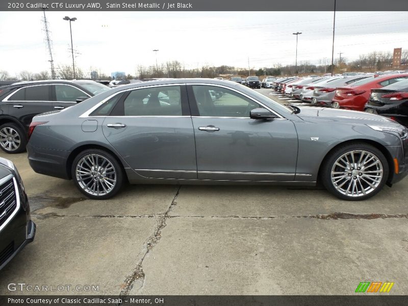 Satin Steel Metallic / Jet Black 2020 Cadillac CT6 Luxury AWD