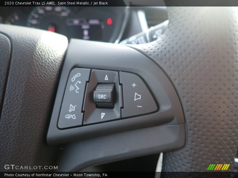 Satin Steel Metallic / Jet Black 2020 Chevrolet Trax LS AWD