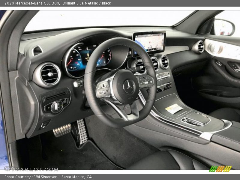 Brilliant Blue Metallic / Black 2020 Mercedes-Benz GLC 300