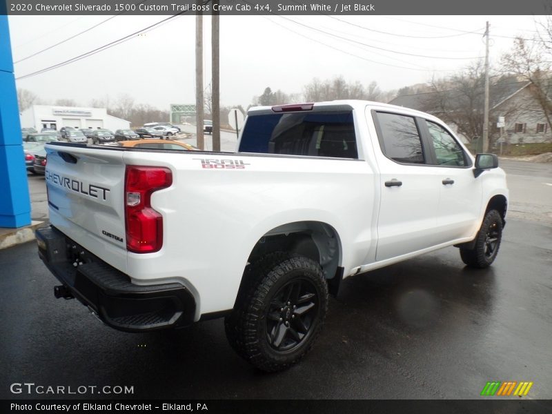 Summit White / Jet Black 2020 Chevrolet Silverado 1500 Custom Trail Boss Crew Cab 4x4