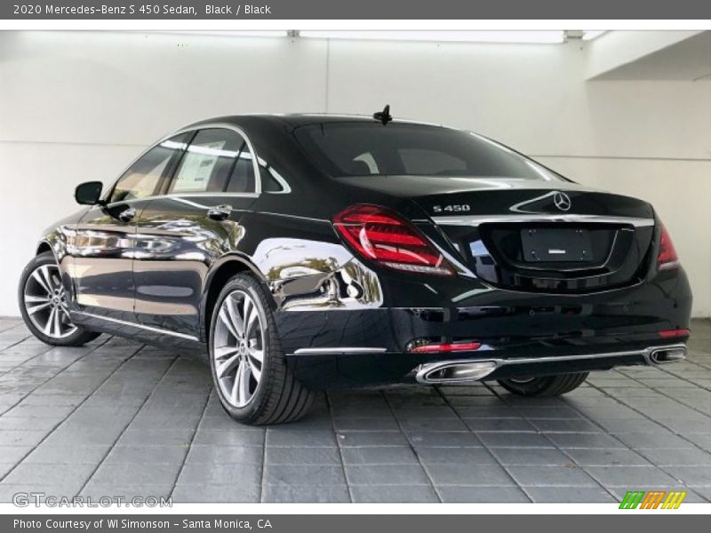Black / Black 2020 Mercedes-Benz S 450 Sedan