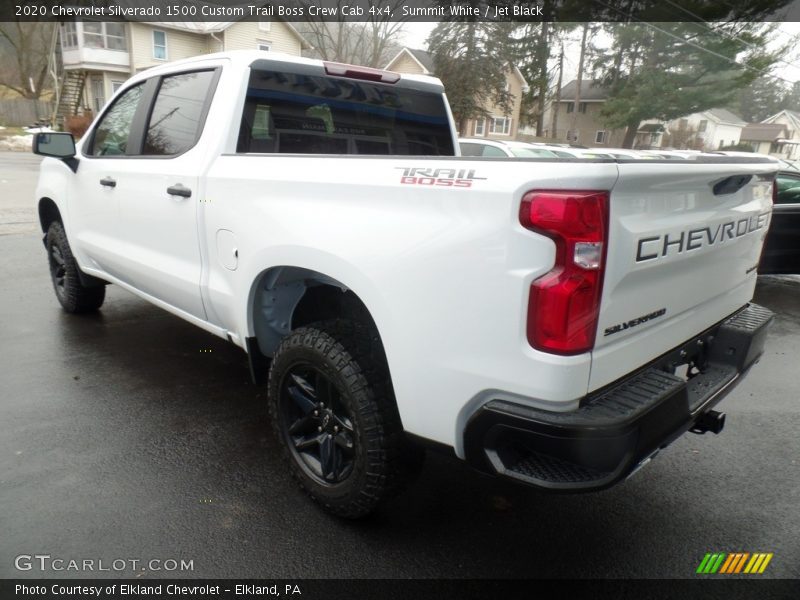 Summit White / Jet Black 2020 Chevrolet Silverado 1500 Custom Trail Boss Crew Cab 4x4