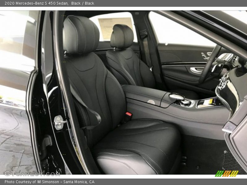 Front Seat of 2020 S 450 Sedan