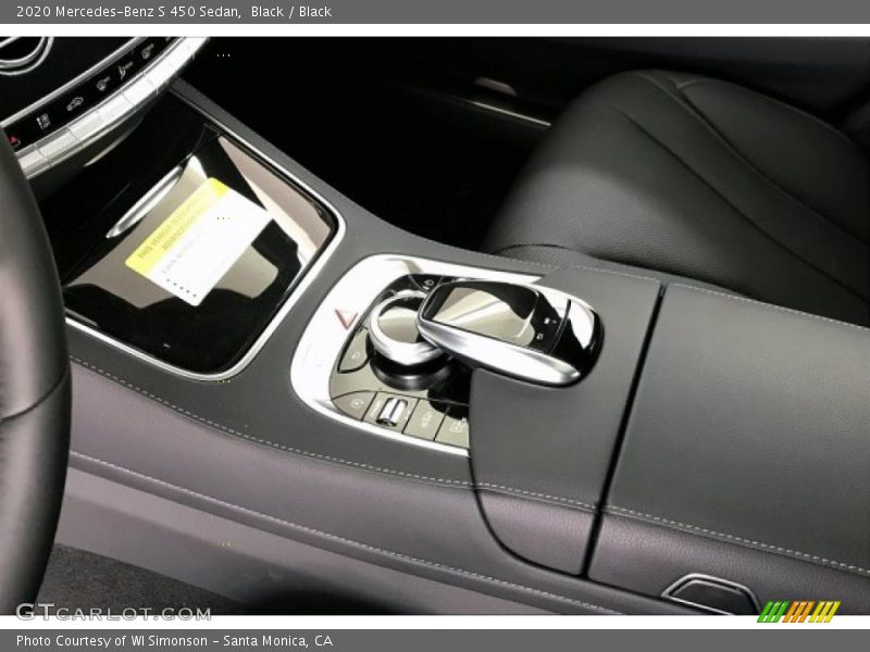 Controls of 2020 S 450 Sedan