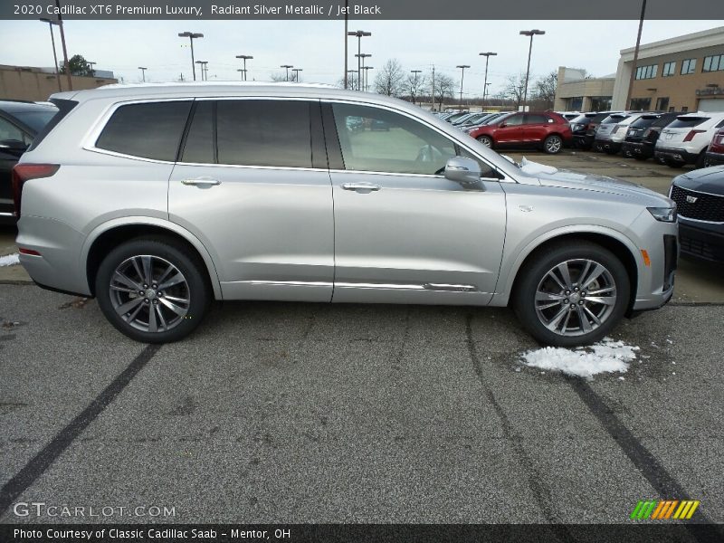 Radiant Silver Metallic / Jet Black 2020 Cadillac XT6 Premium Luxury