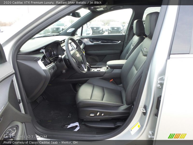 Radiant Silver Metallic / Jet Black 2020 Cadillac XT6 Premium Luxury