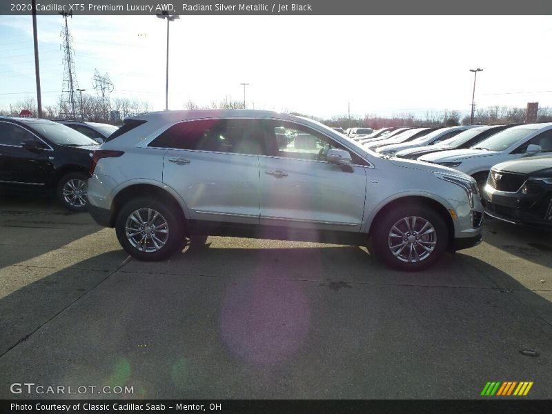 Radiant Silver Metallic / Jet Black 2020 Cadillac XT5 Premium Luxury AWD