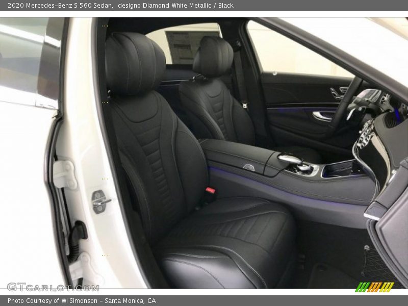 designo Diamond White Metallic / Black 2020 Mercedes-Benz S 560 Sedan