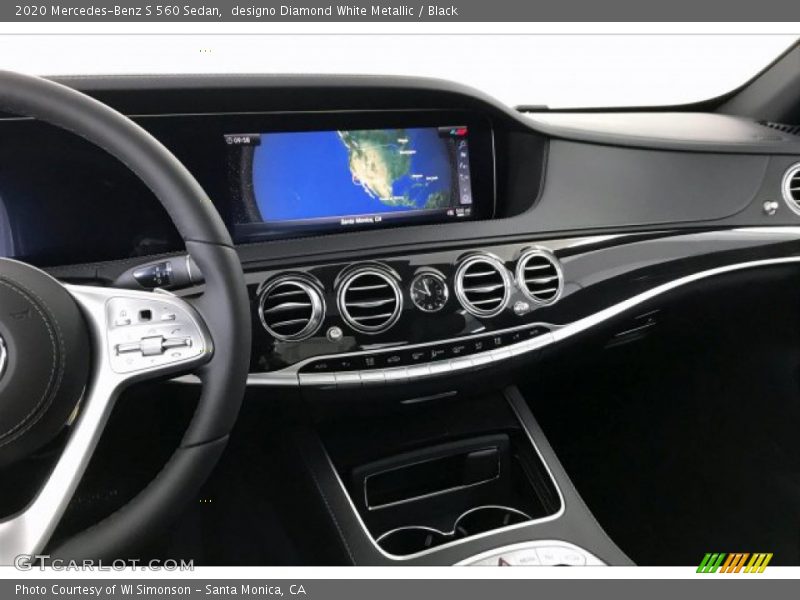 designo Diamond White Metallic / Black 2020 Mercedes-Benz S 560 Sedan