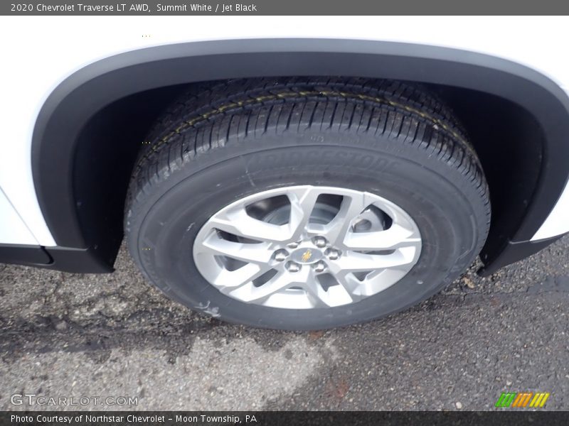 Summit White / Jet Black 2020 Chevrolet Traverse LT AWD