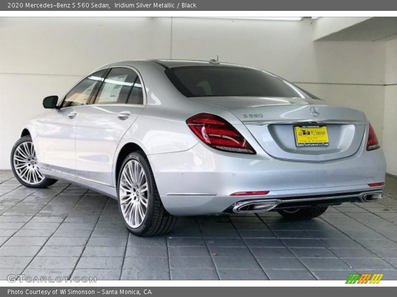 Iridium Silver Metallic / Black 2020 Mercedes-Benz S 560 Sedan